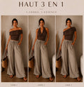 Haut Marron 3en1