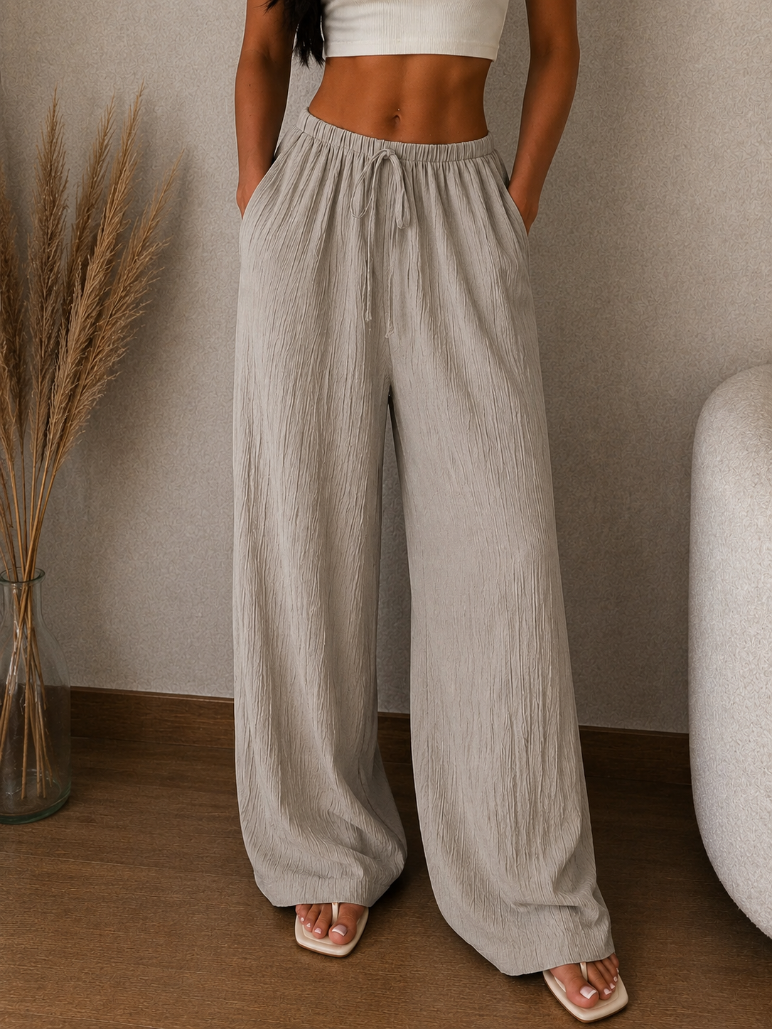 Pantalon Beige
