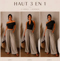 Haut Noir 3en1
