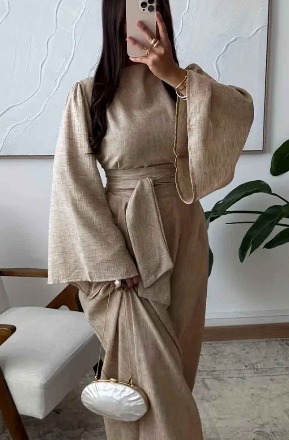 Robe Sihem Beige