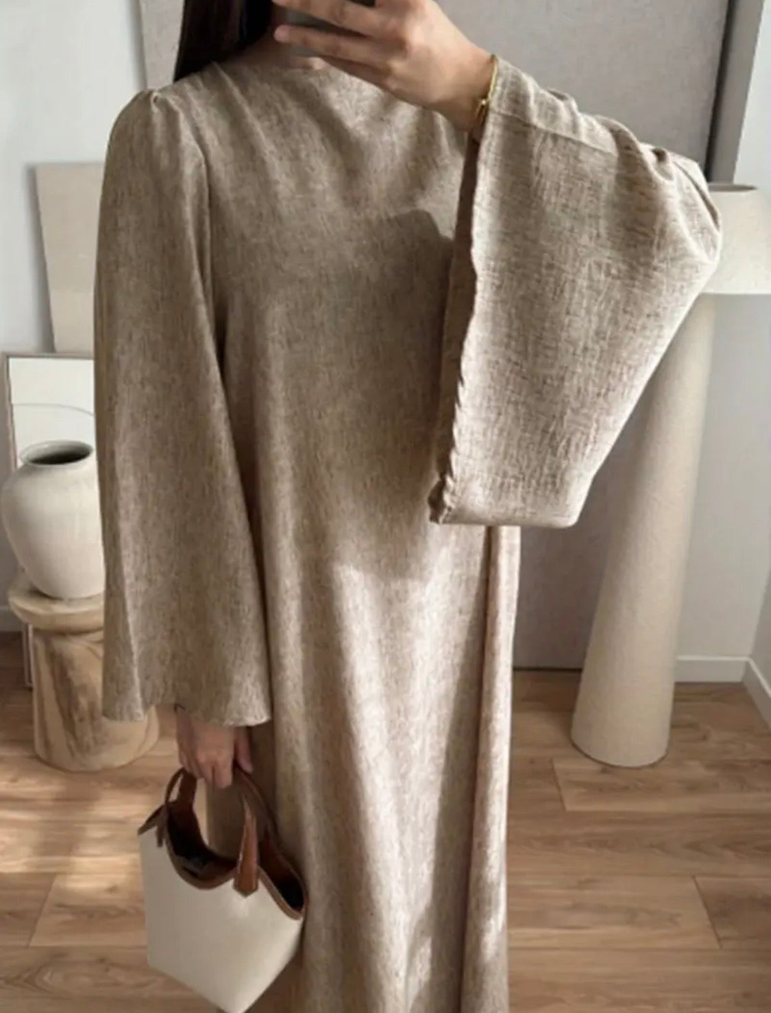 Robe Sihem Beige