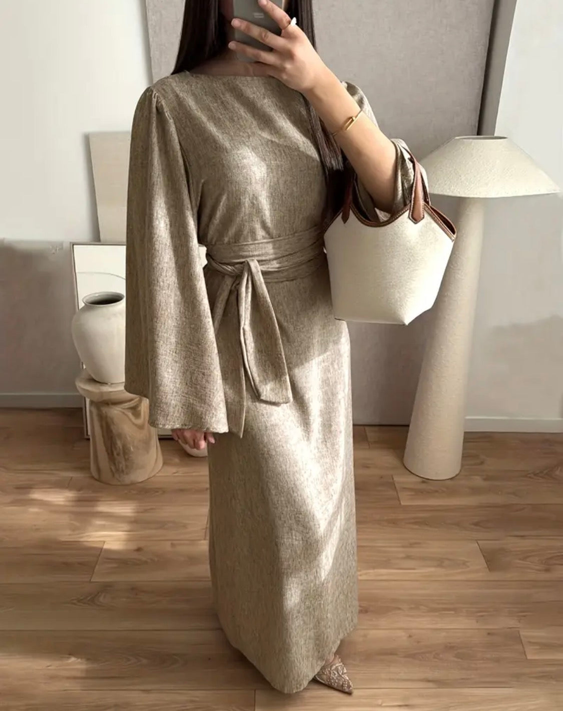 Robe Sihem Beige