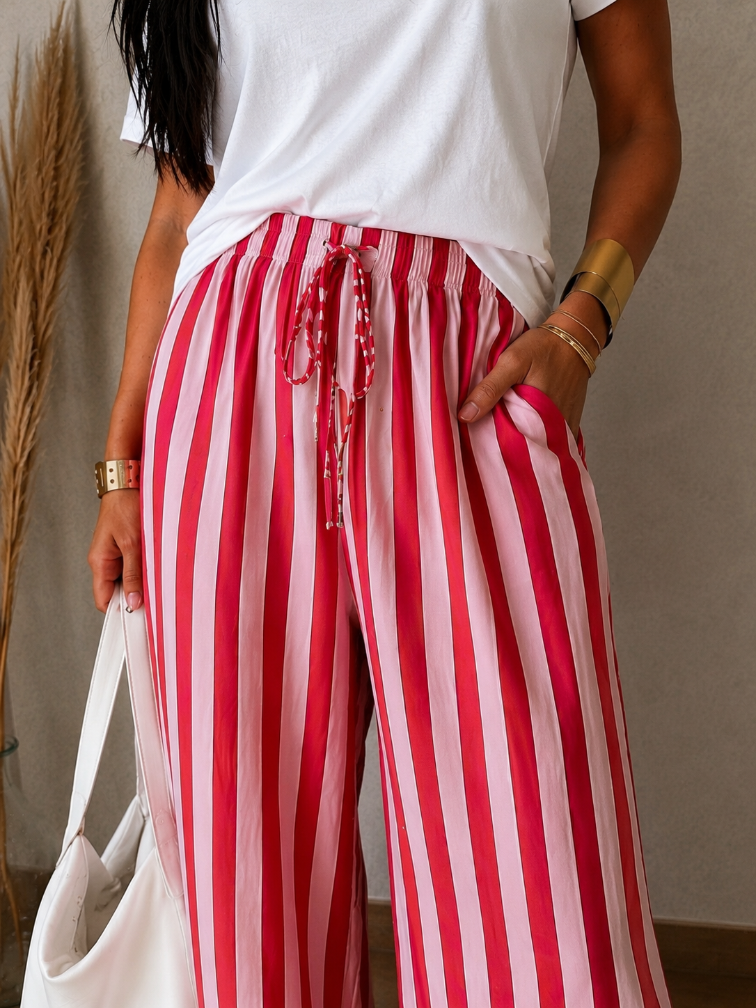 Pantalon à rayures