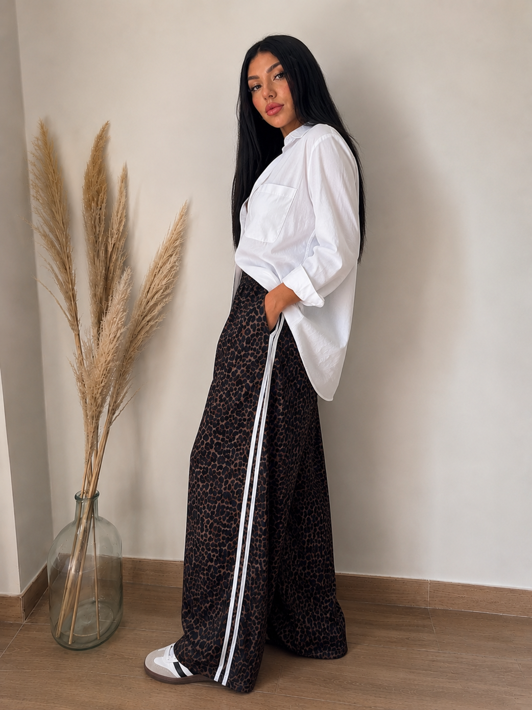 Pantalon léopard